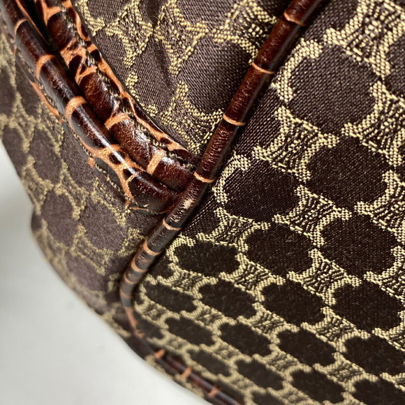 Celine canvas handbag Black Macadam - Picture 1 of 5